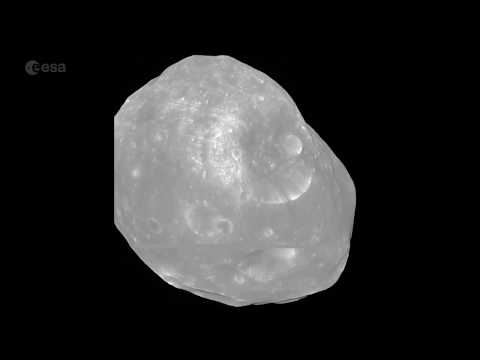 Mars Express views Phobos phases
