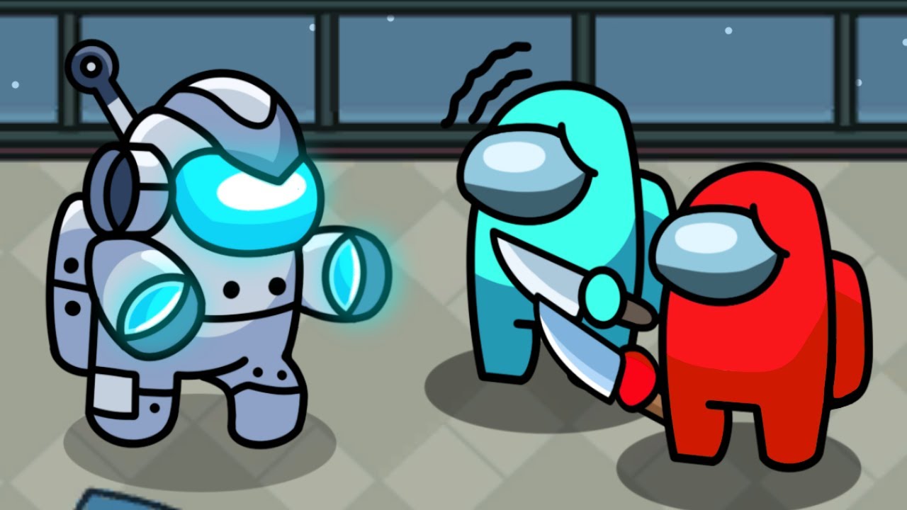 Among Us with NEW CYBORG ROLE (Mod)