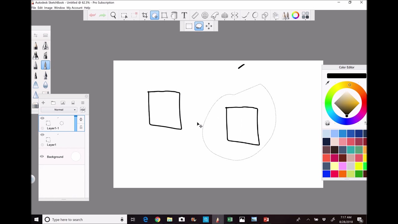 How To Copy/Paste/Duplicate Something In Autodesk Sketchbook