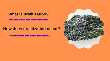 What is uralitization? How does uralitization occur?