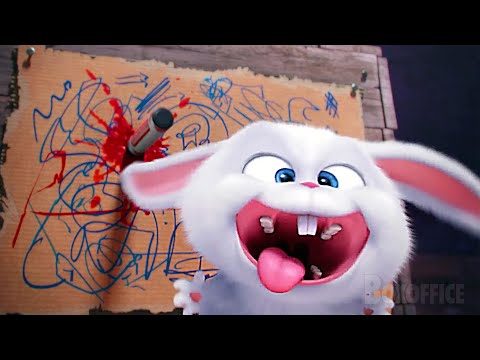 うさぎのスノーボールの悪だくみ ペット 映画シーン 