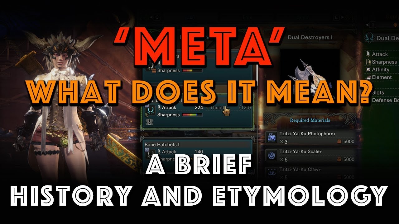 META What Does It Mean A Brief History And Etymology MHW YouTube