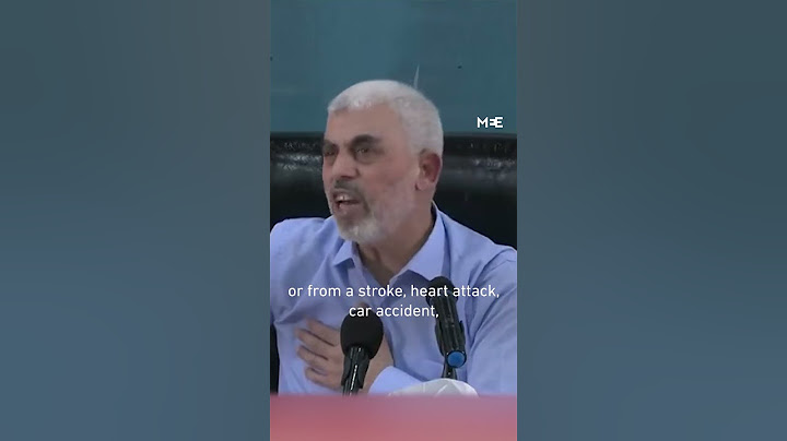 ‘I prefer to die as a martyr’ says Yahya Sinwar in old resurfaced footage