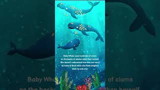 Baby Whale And Clinging Clam.