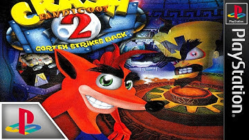 Crash Bandicoot 2: Cortex Strikes Back (PS1) Longplay | 100% Walkthrough