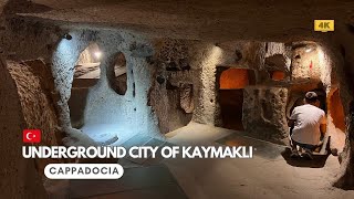 CAPPADOCIA, KAYMAKLI Underground City ?? Walking tour ?️ 2023 [4K] ✅ Turn on subtitles