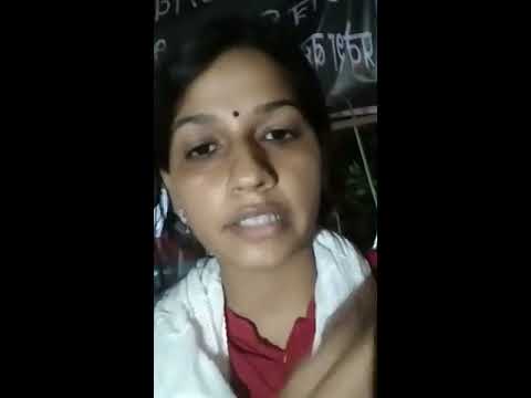 Lucknow University Student Leader Puja Shukla On indefinite Strike