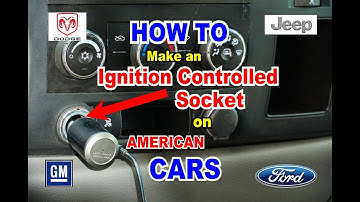 DIY: Ignition Controlled Power Socket on a GM, Ford, or Chrysler
