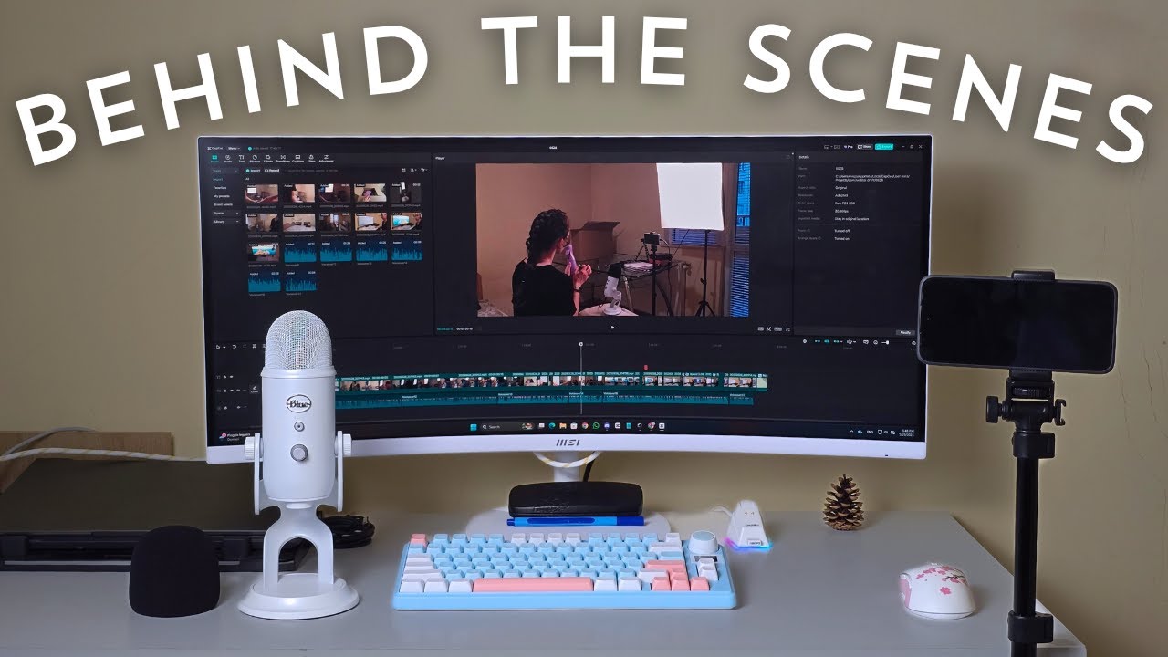 ASMR Behind The Scenes | Studio Setup, Equipment, Editing✨ - YouTube