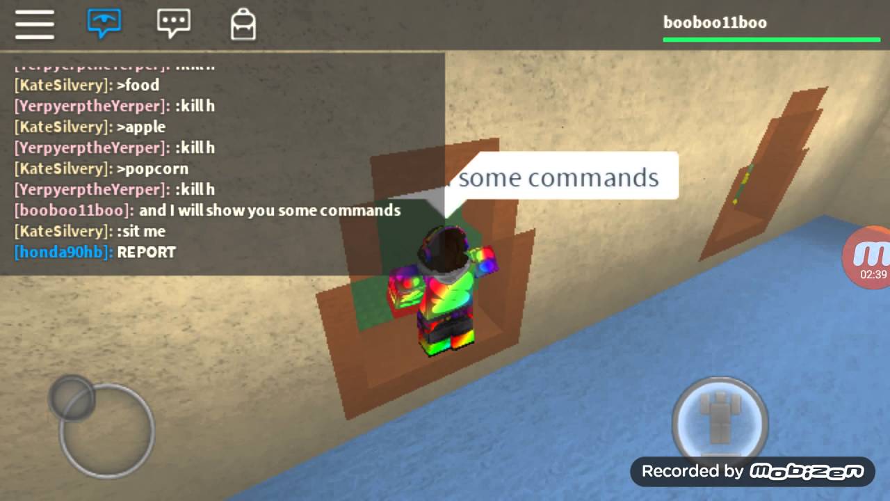 roblox commands sit