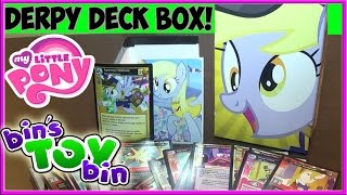 My Little Pony Derpy Equestrian Mailmare Collectible Card Game Deck Box Opening By Bins Toy Bin