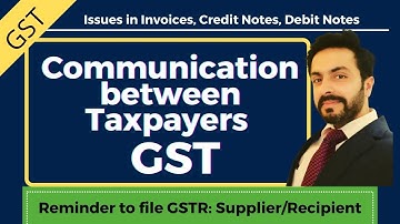 Communication between taxpayers under GST| How to communicate with your Supplier/Recipient under GST