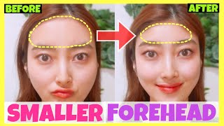 Make Your Forehead Smaller With This Exercise! Get Narrow Forehead Naturally