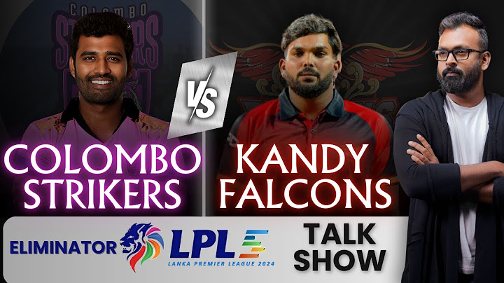 LPL  2024 - Colombo Strikers vs Kandy Falcons (Eliminator)