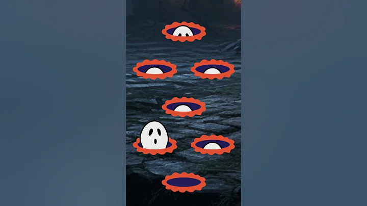 EO funny video 😂😂😂 | Halloween Cartoon | Whack a Mole Game in Ghost Town #Shorts