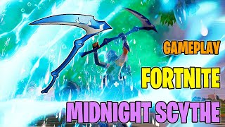 New Release! Midnight Scythe Pickaxe Gameplay | Fortnite