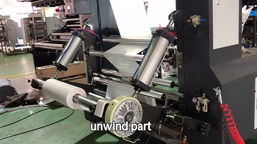 YTB-Stack type 6 color high speed flexo printing machine china printing machine