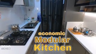 Modular Kitchen Design and Execution at Runwal Mycity Dombivali || Hettich soft closing hardware screenshot 1