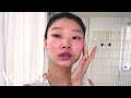 Model Yoon Young Bae’s Guide to Cool-Girl Glitter Eyes and Red Lipstick | Beauty Secrets | Vogue