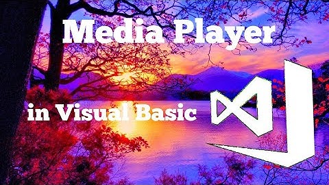 How to make a media player with visual basic 2010 express