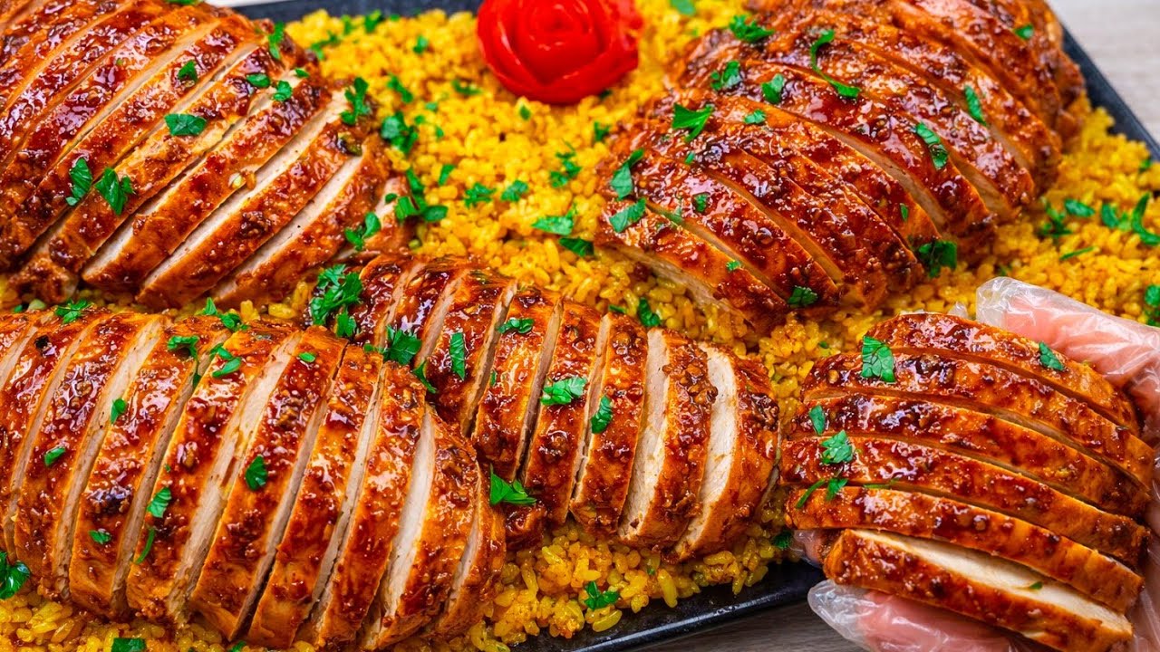 سجليها لرمضان وابهريهم🌙صدور الفراخ المدخنة❗بدون فرن هتنبهري بالنتيجه❗وصفة غداء سريعة بصدور الفراخ