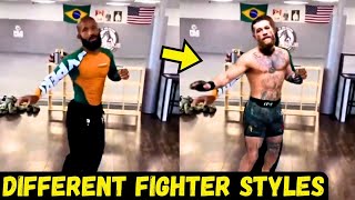 Mighty Mouse Does Different Fighter Styles PERFECTLY! (Conor McGregor, Israel Adesanya & More)