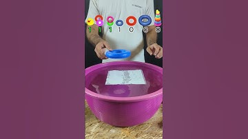 TRY TO GUESS HOW MANY TISSUE PAPER IT TOOKS! #satisfying #asmr #experiment #water #waterexperiments