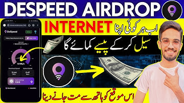 Ab Internet Sell Kar Ke Earning Karo 🤑 Despeed Network Airdrop Guide | Despeed Airdrop Real or Fake