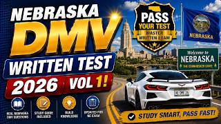 Nebraska Permit Practice Test 1 | 50 Questions to Pass DMV Permit Test 2026 #dmvpracticetest