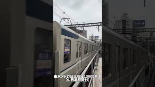 東京メトロ日比谷線13000系！（中目黒駅撮影）