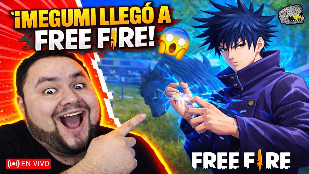 🔴 (VERTICAL) MEGUMI DE JUJUTSU KAISEN LLEGA A FREE FIRE /PONCHOELREX 😎