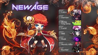 Maplestory Flame Wizard Bossing Showcase