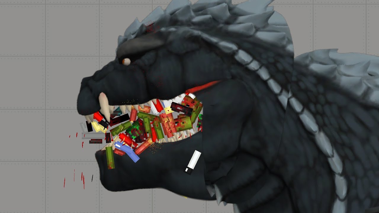 Godzilla Ultima mod by [@GiggMouse] in Melon sandbox 