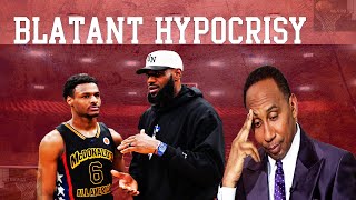 ESPN Stephen A. Smith BLAMES LeBron James For The NBA Media SCRUTINY Of Son Bronny Being Over HYPED!
