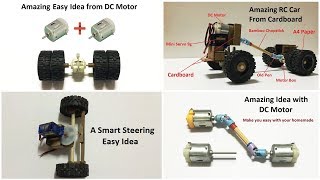 Amazing Easy Idea with DC motor How to make RC Heavy Truck at home