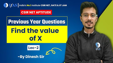 CSIR NET APTITUDE 2023 Previous Year