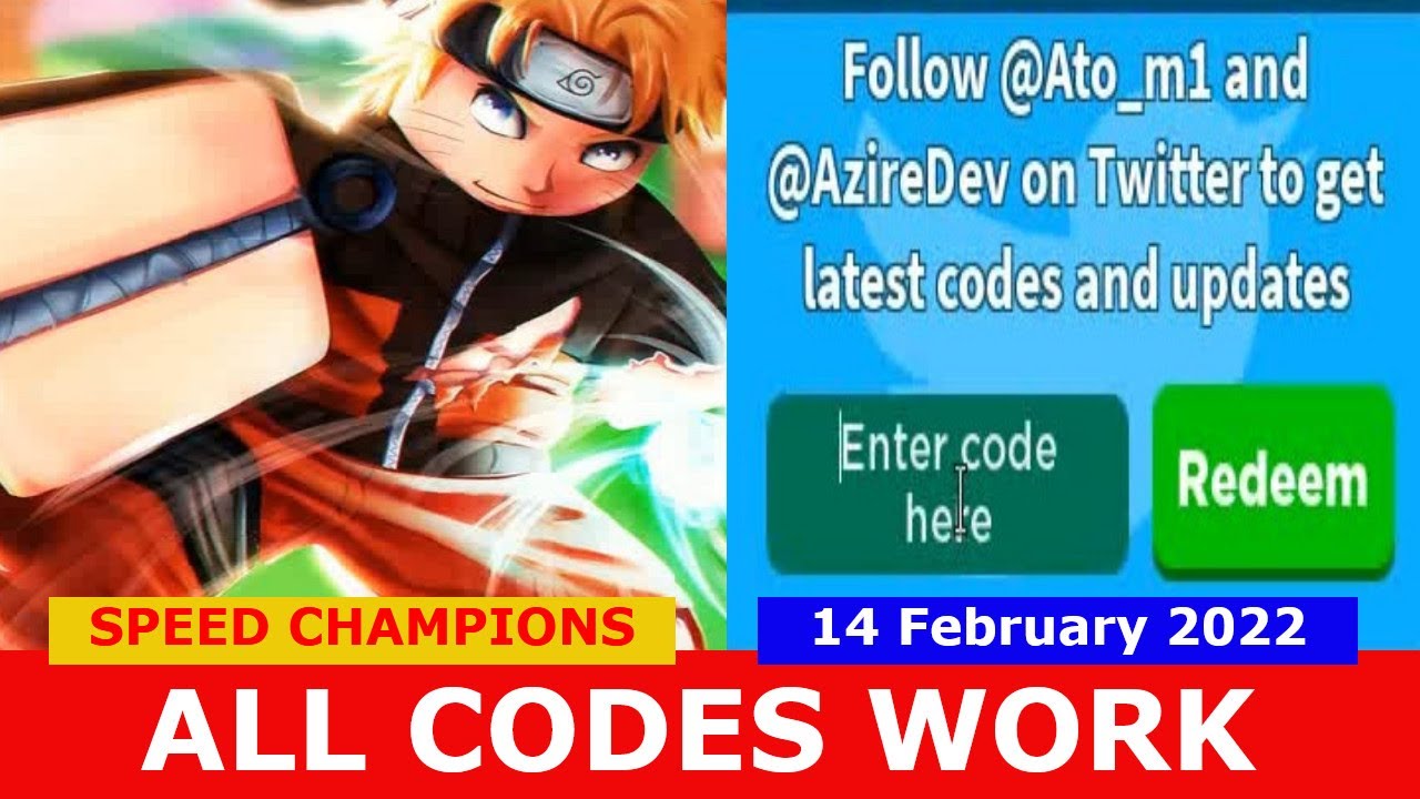 *ALL CODES WORK* [UPDATE 50] Speed Champions! ROBLOX | February 15 ...