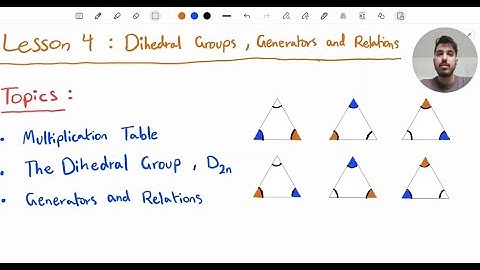 Dihedral Groups, Generators and Relations | Group Theory 4