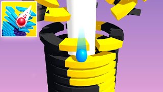 Stack Ball - All levels gameplay Walkthrough. (IOS, Android) | Levels 21-25