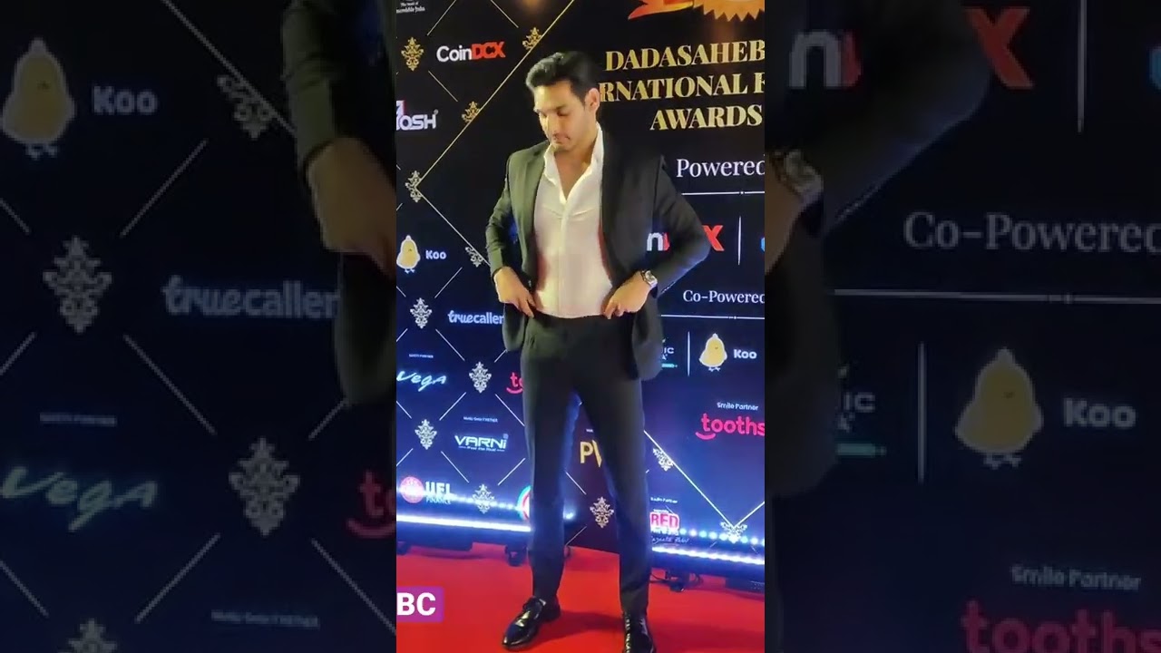 Ahan Shetty spotted at award show