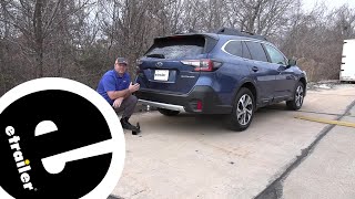 Stealth Hitches Hidden Trailer Hitch Receiver with Towing Kit Installation  2020 Subaru Outback Wag