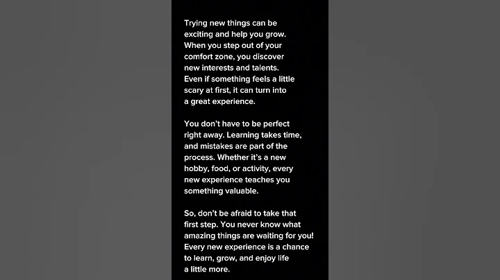 Reading challenge about trying new things #englishreading #readingchallenge #englishspeaking