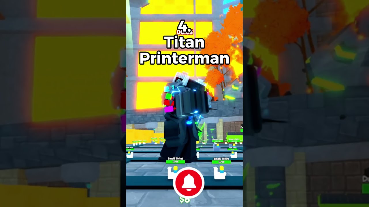  Top 5 Units For Ranked In Toilet Tower Defense Shorts Ttd Telanthric Roblox