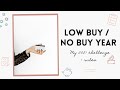 LOW BUY / NO BUY Year 2021 (reasons + 10 rules) | LOW BUY Challenge ✨ Spark Joy with Helen