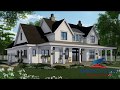 MODERN FARMHOUSE PLAN 098-00316 WITH INTERIOR