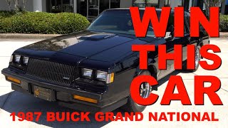 Win a 1987 Buick Grand National & Support Shriner's Children's Hospital!