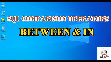 How to Use BETWEEN and IN Comparison Operators in SQL (In Urdu)