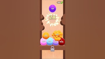 Jelly Blob Merge 3d 2048 #4maxgaming #blobmerge3d #shorts