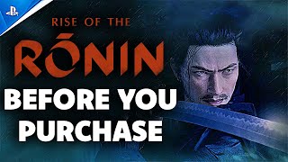 Rise of the Ronin - 15 NEW Things You Should Know Before You Purchase