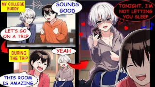 [Manga Dub] I Went on a Trip With My College Buddy, But His True Identity Was…[RomCom]